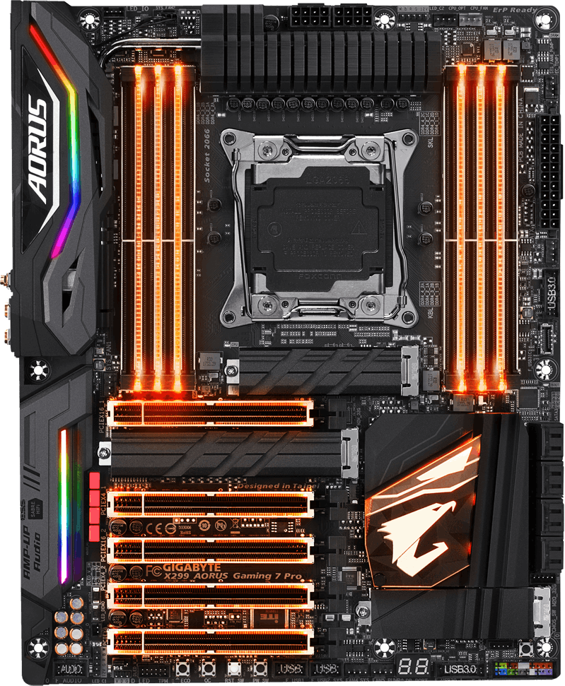 Gigabyte x299 aorus gaming обзор